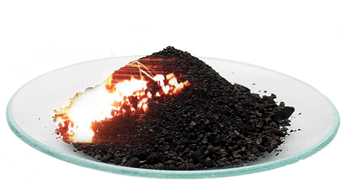 Pyrophoric iron sulfide